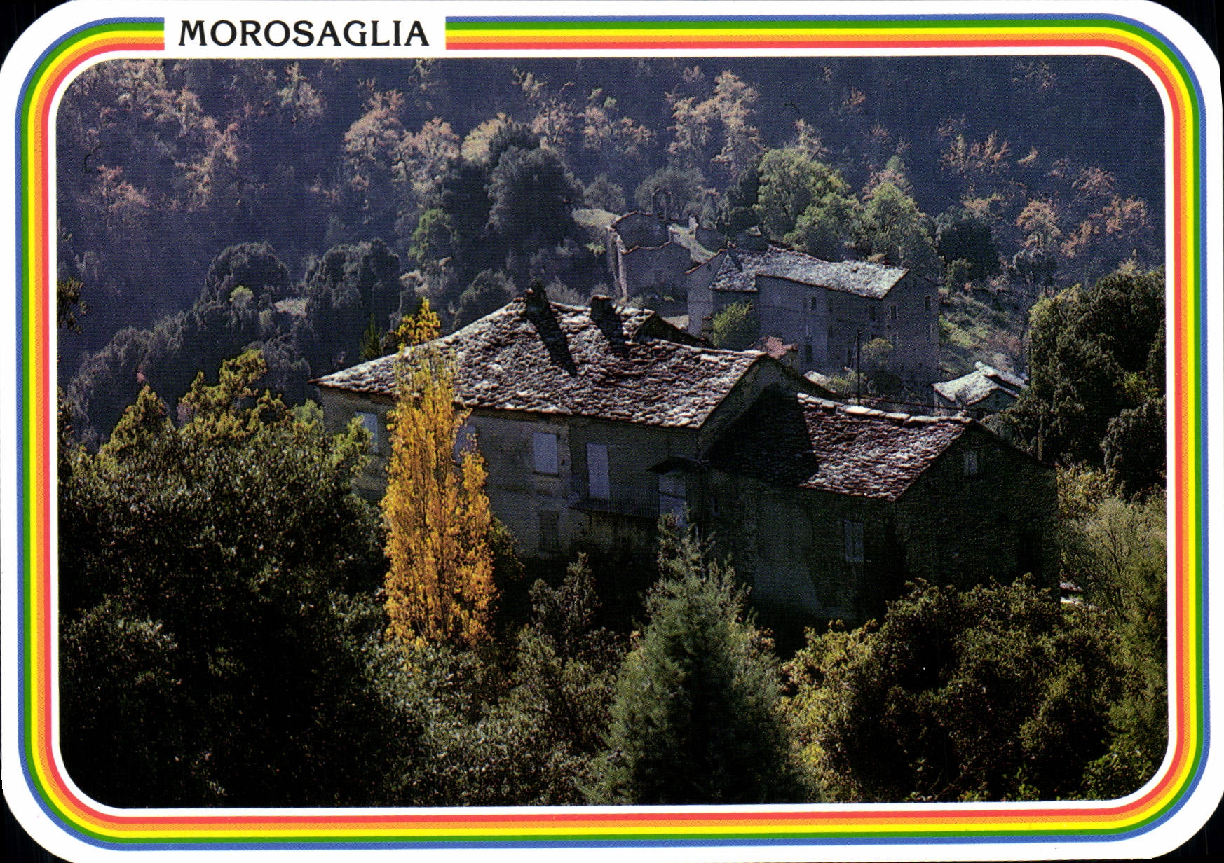 CPSM Morosaglia Ambiance Pittoresque castagniccia