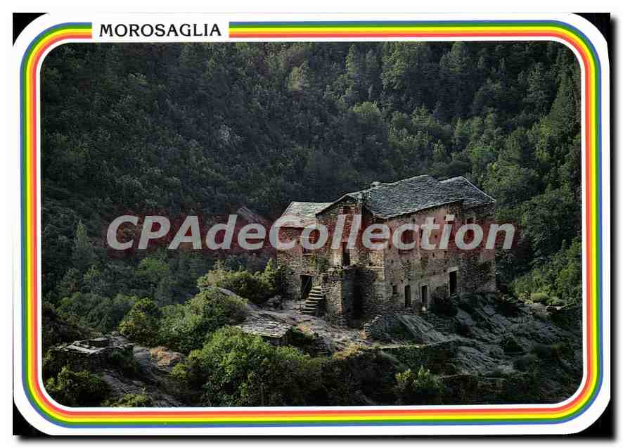 CPSM Morosaglia Castagniccia Ambiance Pittoresque