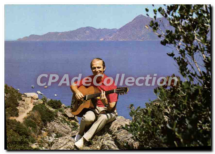 CPSM Porto Vue Sur Le Golfe De Porto Etienne Gabrielli chanteur guitariste corse