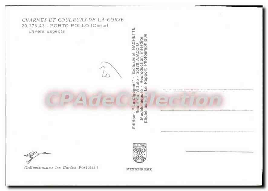 CPSM Porto Pollo Divers Aspects  — Verso