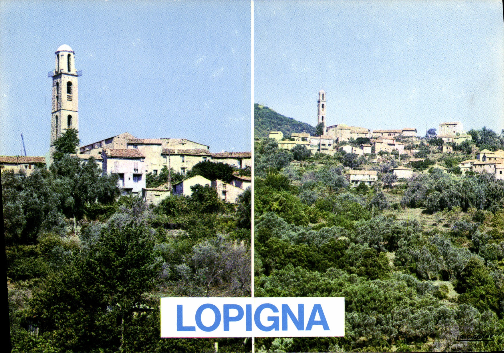 CPSM Lopigna Vue Partielle Du Village 