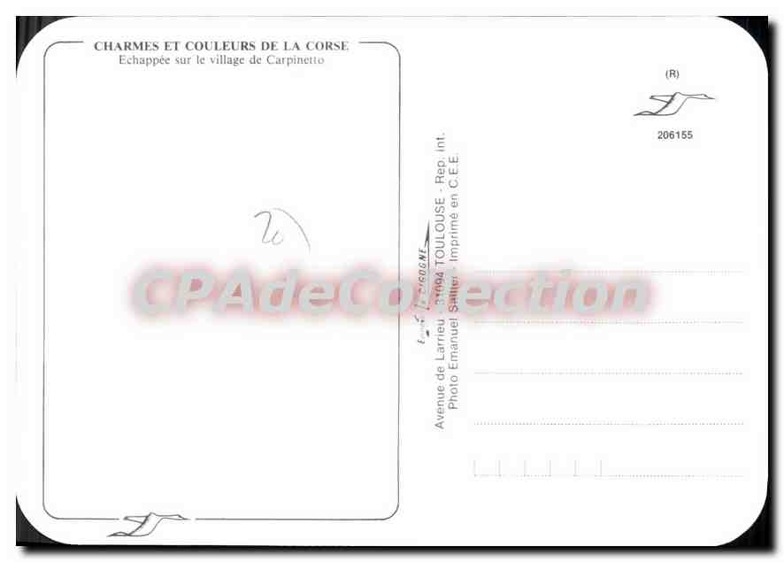 CPSM Carpinetto Echappee Sur Le Village — Verso