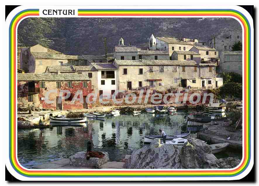 CPSM Centuri Cap Corse Petit Port Pittoresque