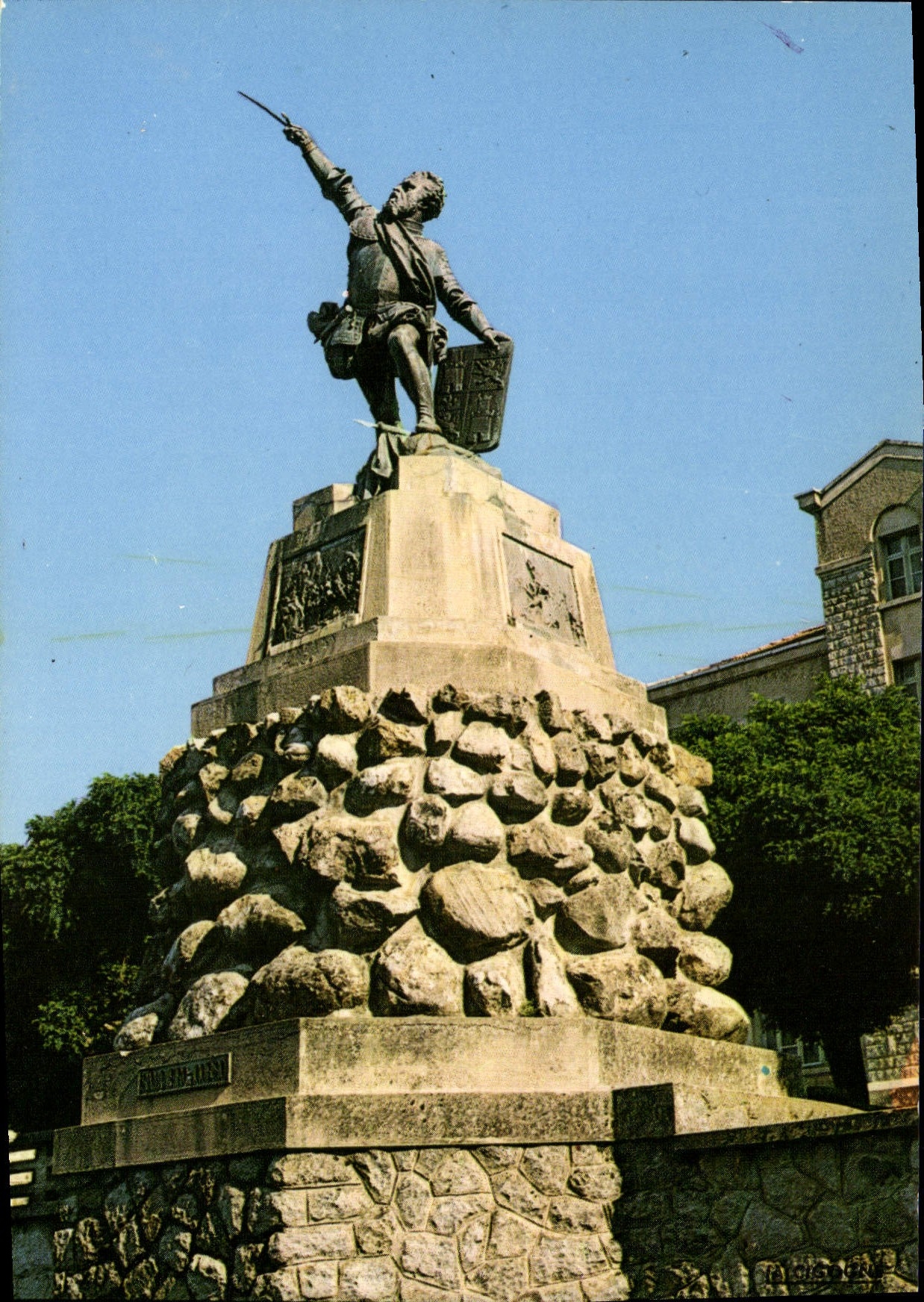 CPSM Bastelica Monument A La Gloire De Sampiero 