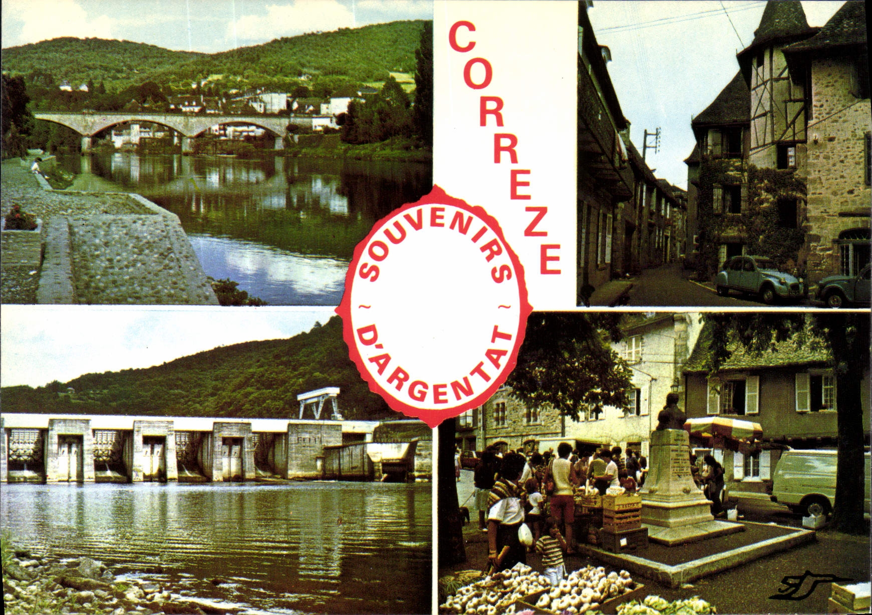 Argentat (Corrèze) — Souvenirs d'Argentat — Éditeur : Société d'Alienances et de Diffusion