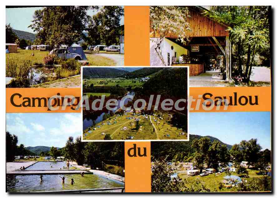 Camping du Saulou — Monceaux-sur-Dordogne — CPAdeCollection