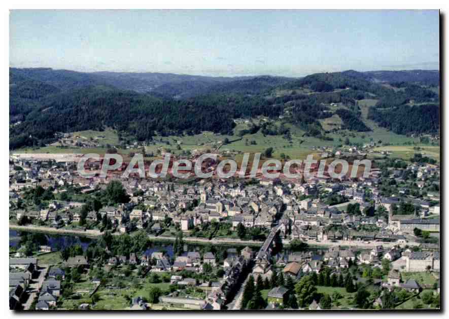 Argentat - Vue panoramique de la ville dans la vallée de la Dordogne — Éditions Larrieu, n° 191008