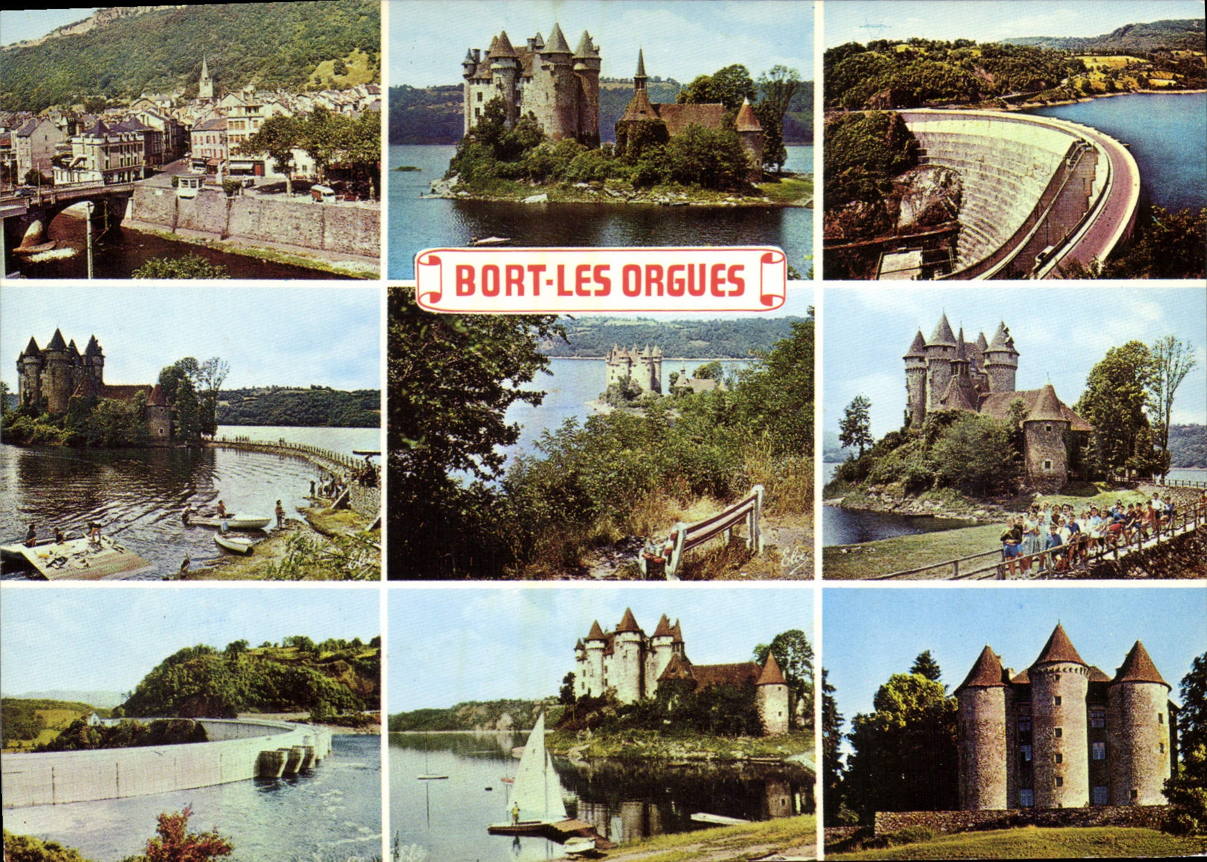 Bort-les-Orgues — vue panoramique — Éditeur L. Chataigneau, n° 2174