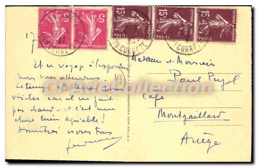 Brive — Allée du Tapis Vert — LL.48 — Achterkant