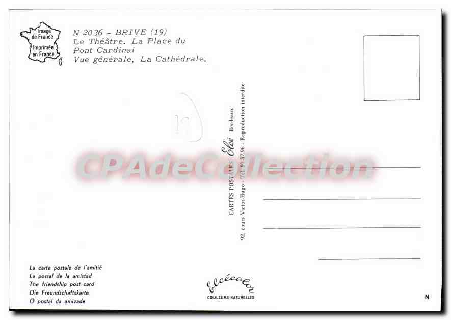 Brive-la-Gaillarde — vue générale — Éléé — Verso