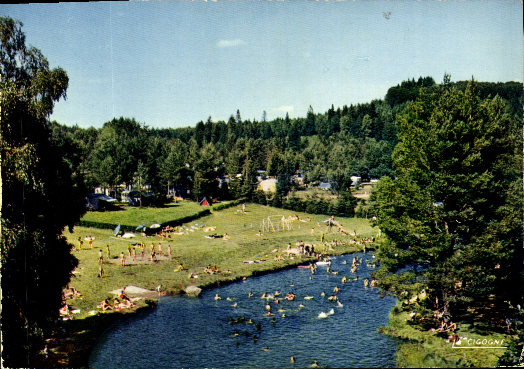 La Plage - Bugeat (Corrèze) — Éditions 'La Cigogne' n°19.033.16
