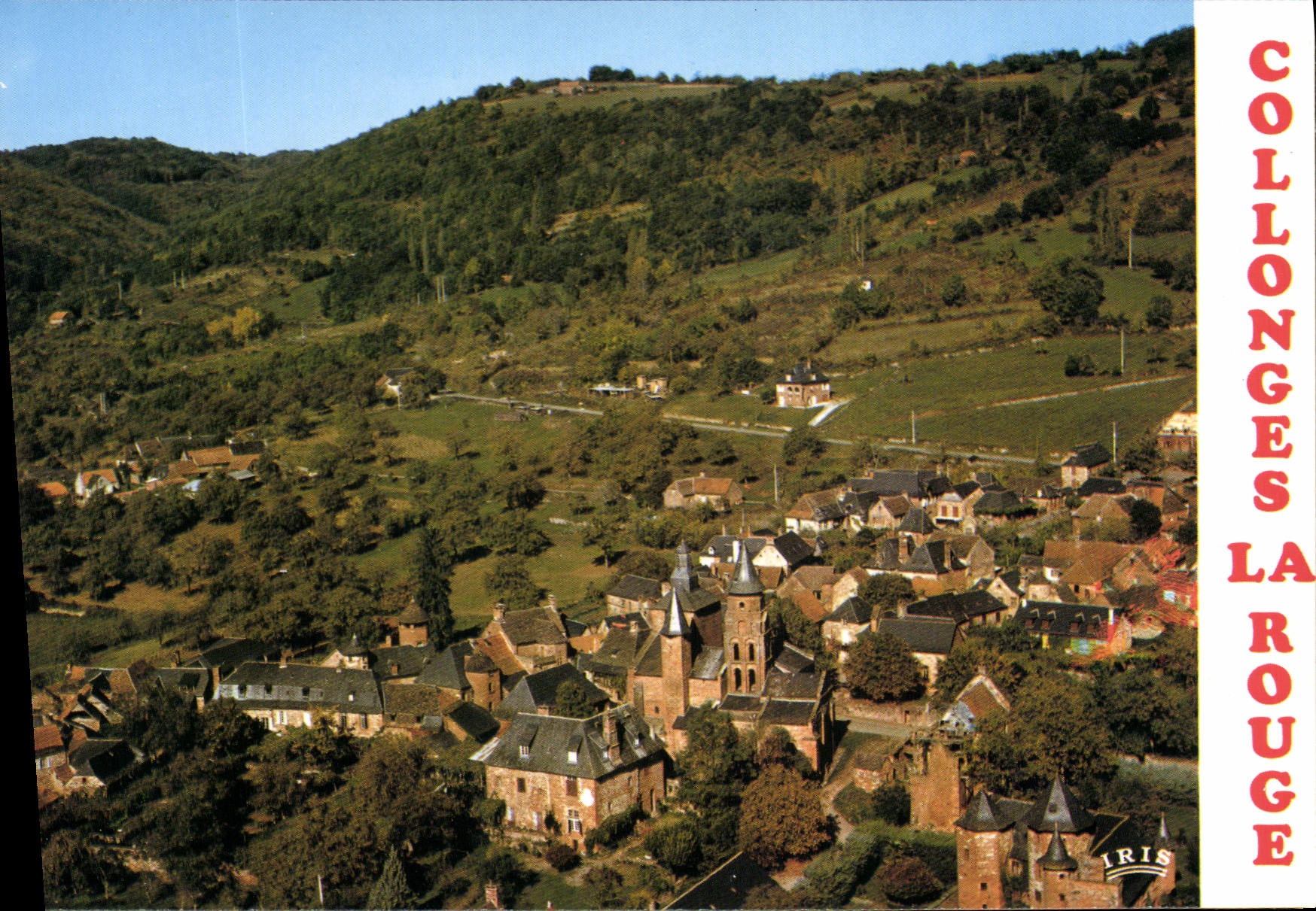 Collonges-la-Rouge — vue générale — éditeur IRIS