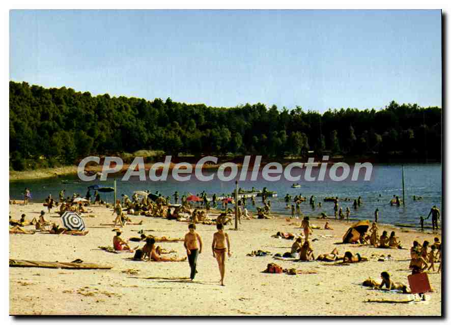 Marcillac-la-Croisille — Le lac et la plage — IRIS