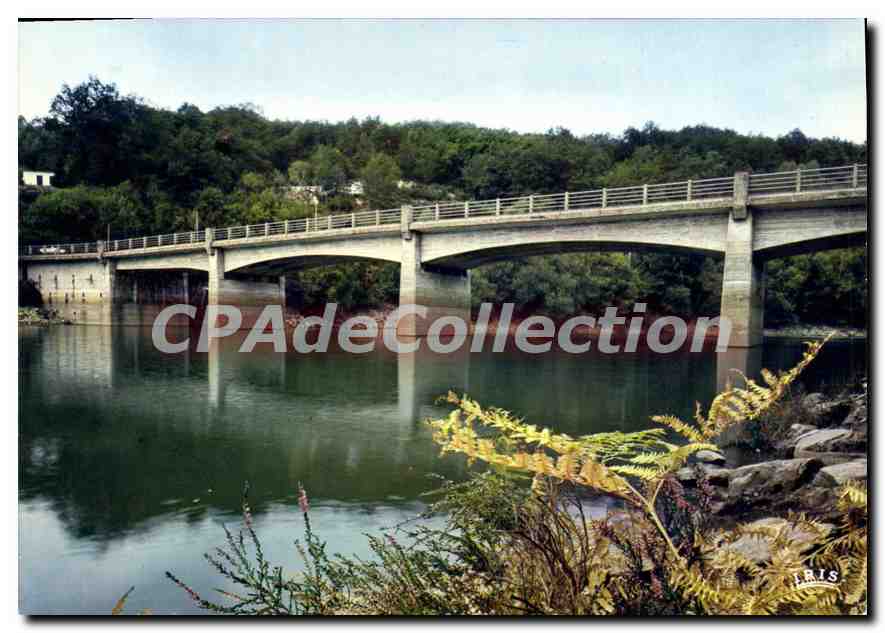 CPSM Marcillac La croisille Le Pont