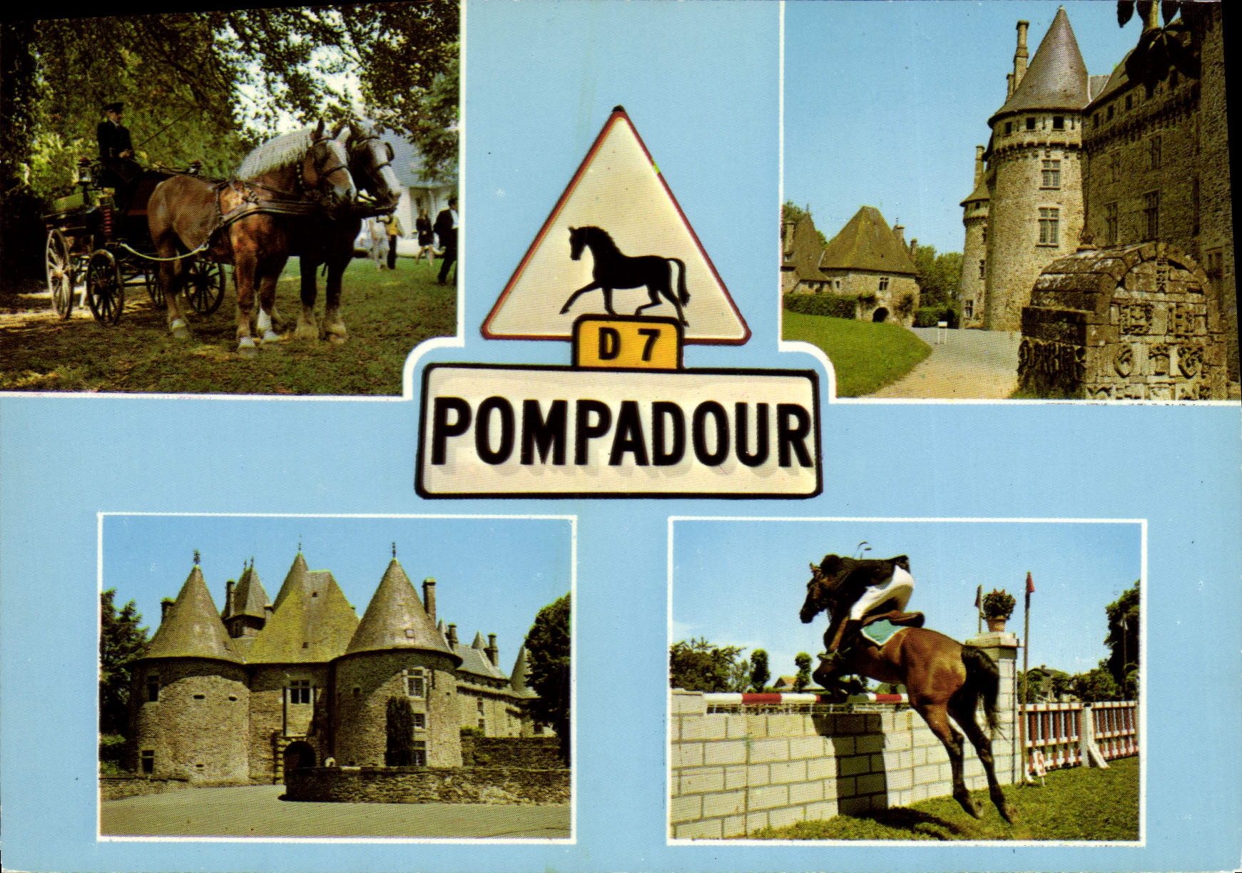 CPSM Pompadour Premier Centre Hippique D'Europe