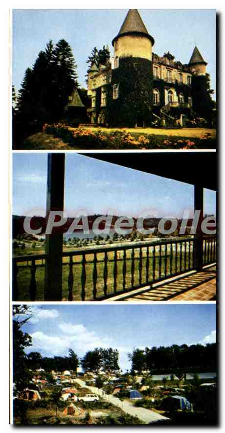 CPSM Seilhac Le Chateau Le Lac De Bournazel Le Camping