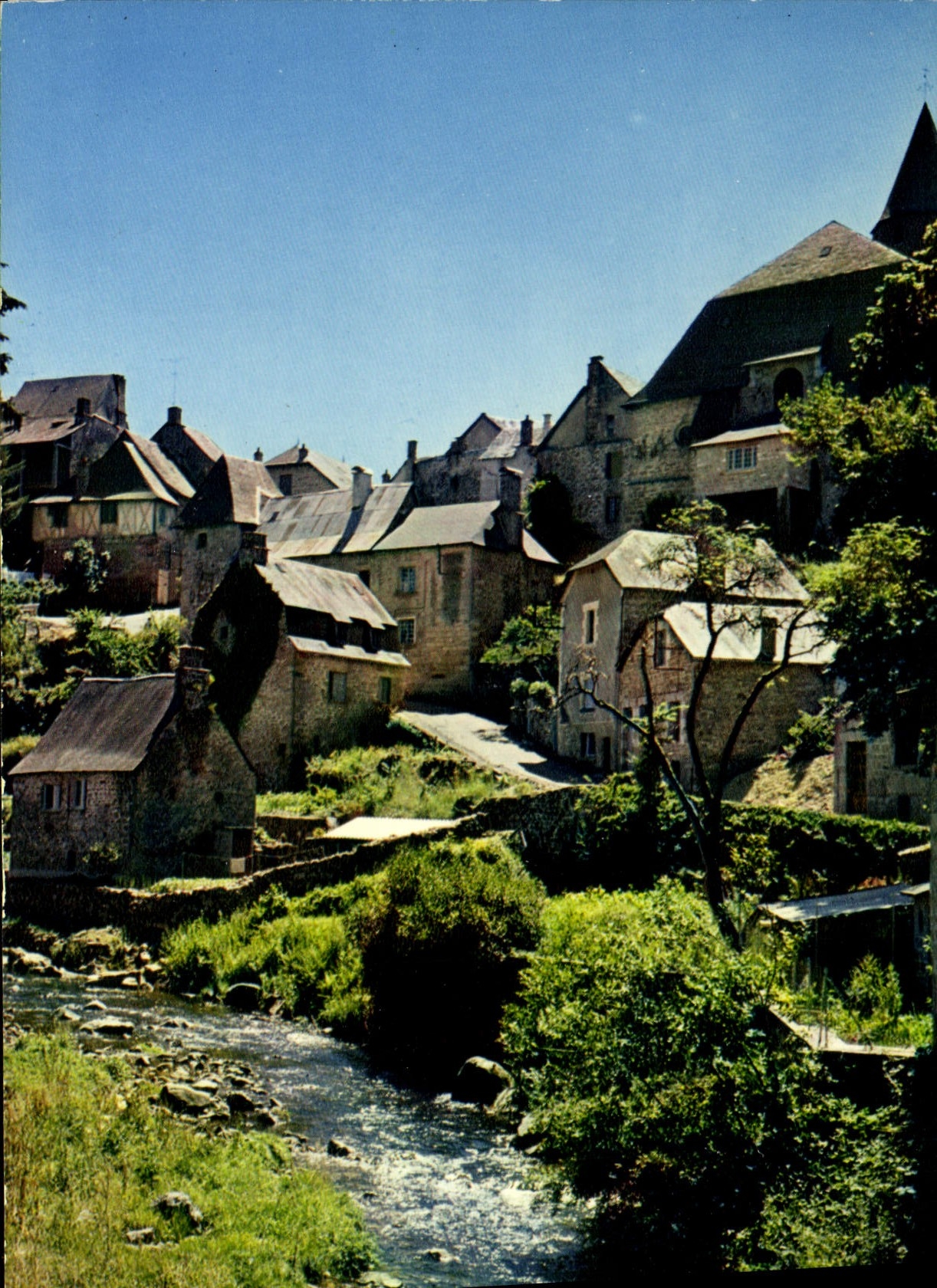 CPSM Treignac Station Verte De Vacances Vieux Quartiers Sur La Vezere