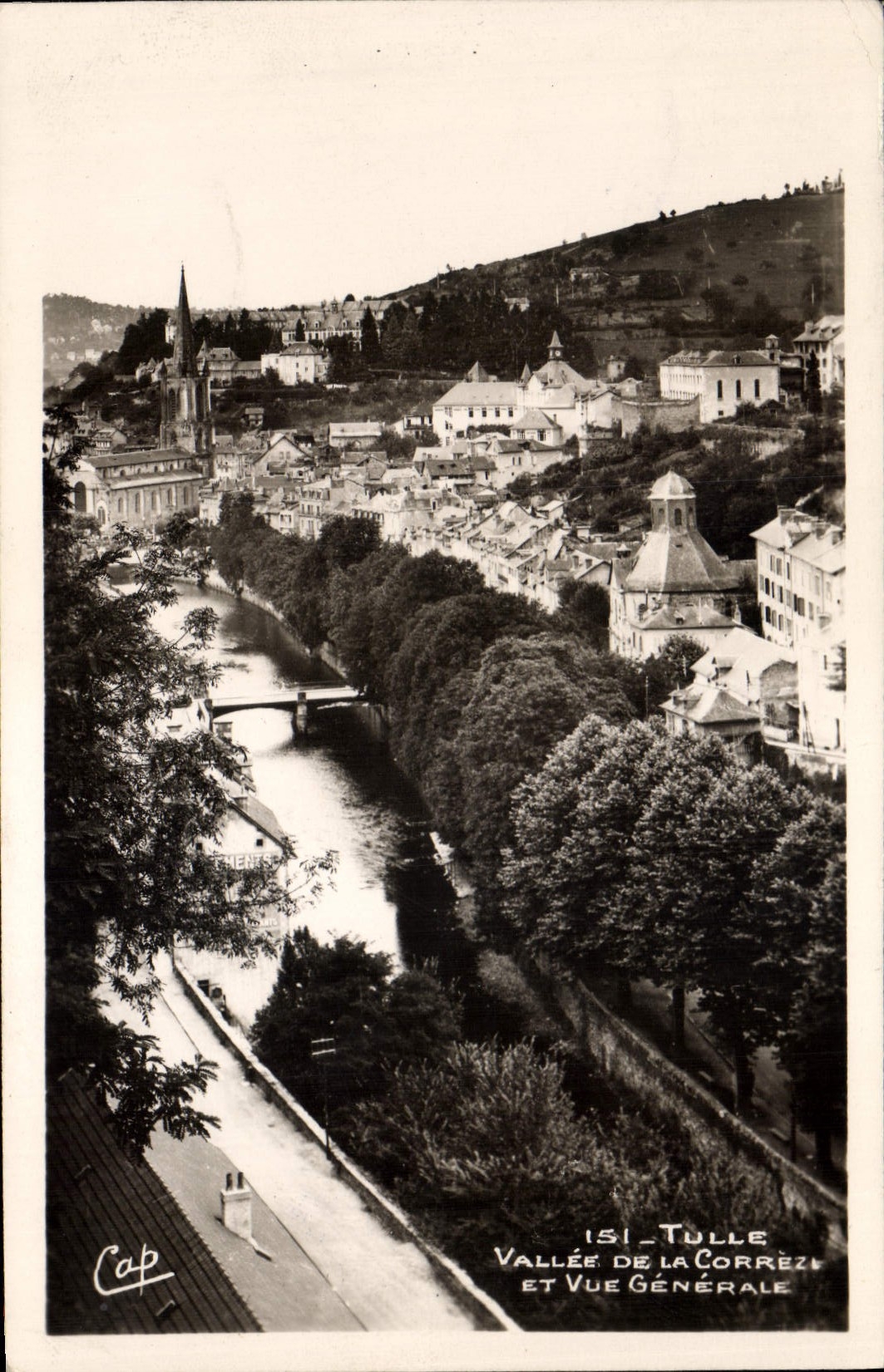Isle-Tulle — Vallée de la Corrèze et Vue Générale — Cap
