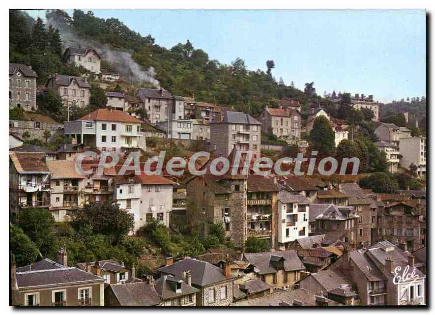 Tulle — Vue Générale. Les vieilles maisons avec une belle tour — Éditeur Elée, N° 2054