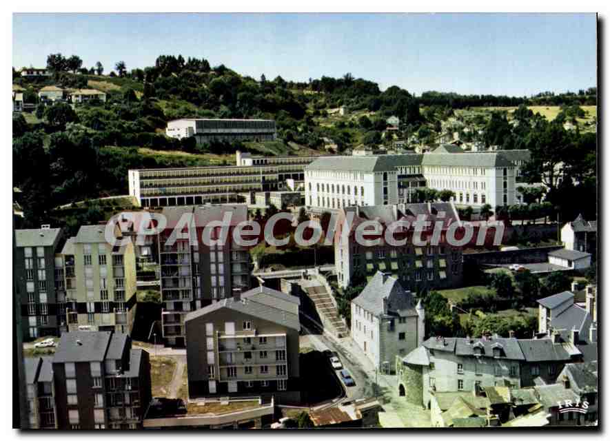 Tulle (Corrèze) — Le lycée Edmond Perrier et la Résidence Clémenceau — IRIS