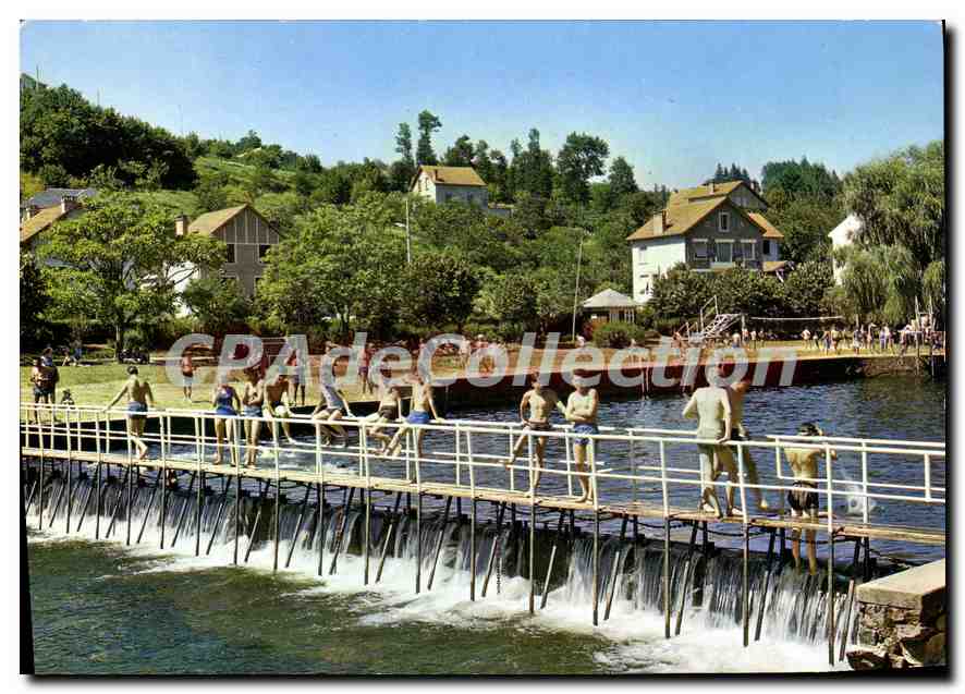 CPSM Tulle La Baignade A La Passerelle