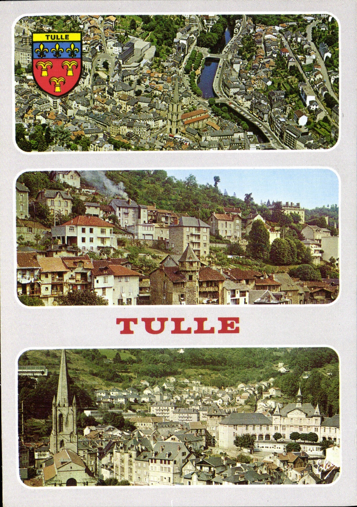 Tulle — vue aérienne et panoramique — CARTIS POSTALES, Bordeaux