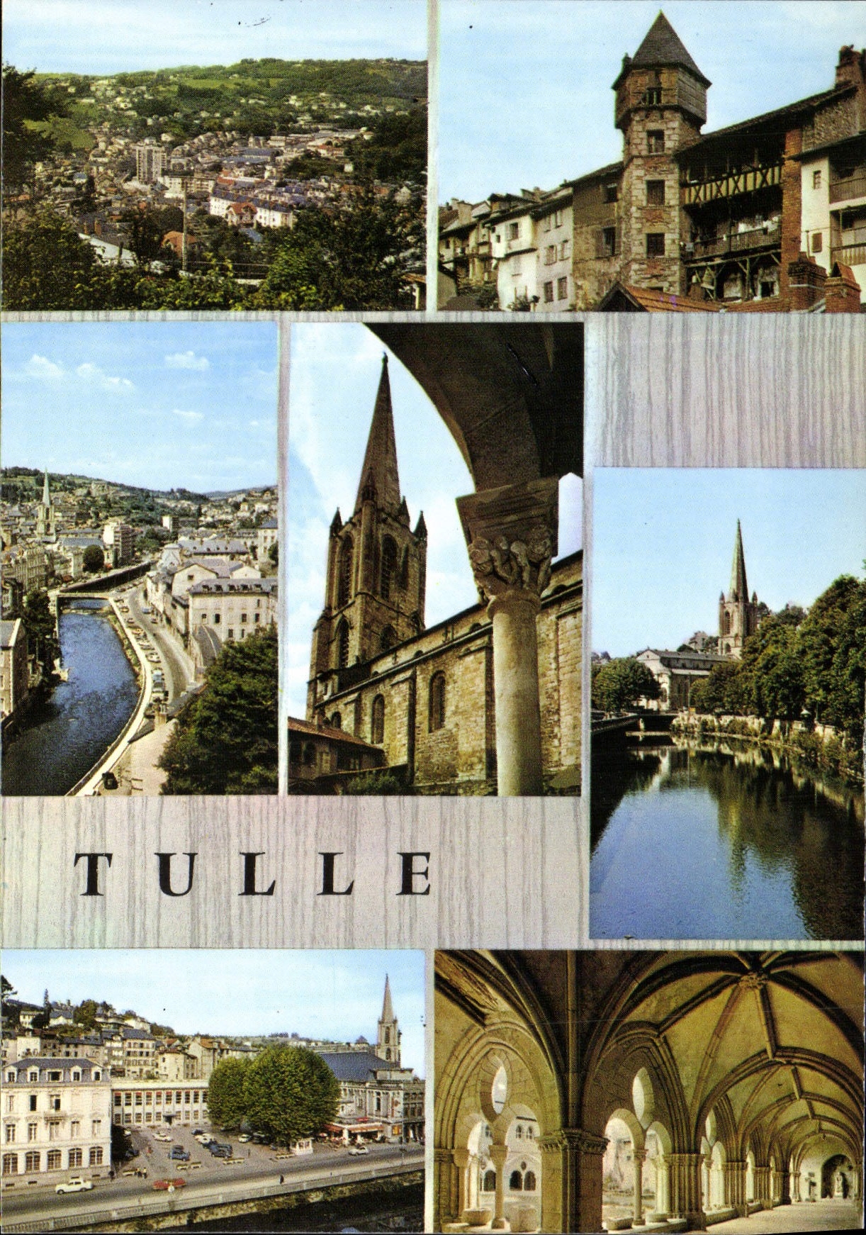 Tulle — vue panoramique et monuments — Images de France, Toulouse