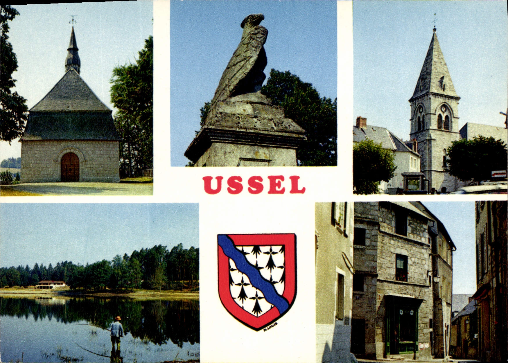 CPSM Ussel Chapelle Notre Dame De La Chabanne