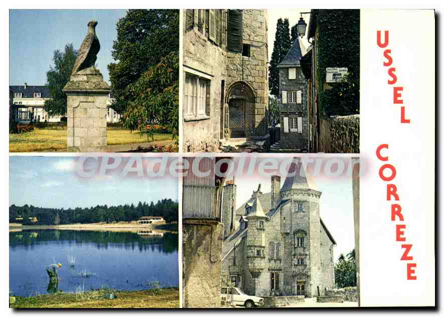 Ussel (Corrèze) — vue panoramique — Éditions Hachette