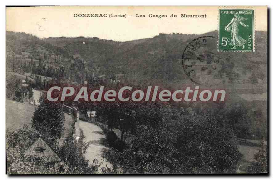 Donzenac (Corrèze) — Les Gorges du Maumont — Éditeur non identifié