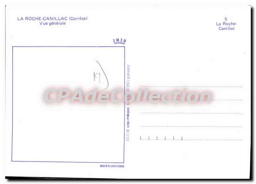 La Roche-Canillac — Vue générale — IRIS, n°5 — Verso