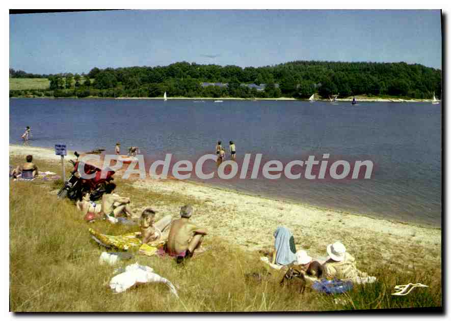 CPSM La Correze Pays Vert Le Lac De Viam Pres Bugeat