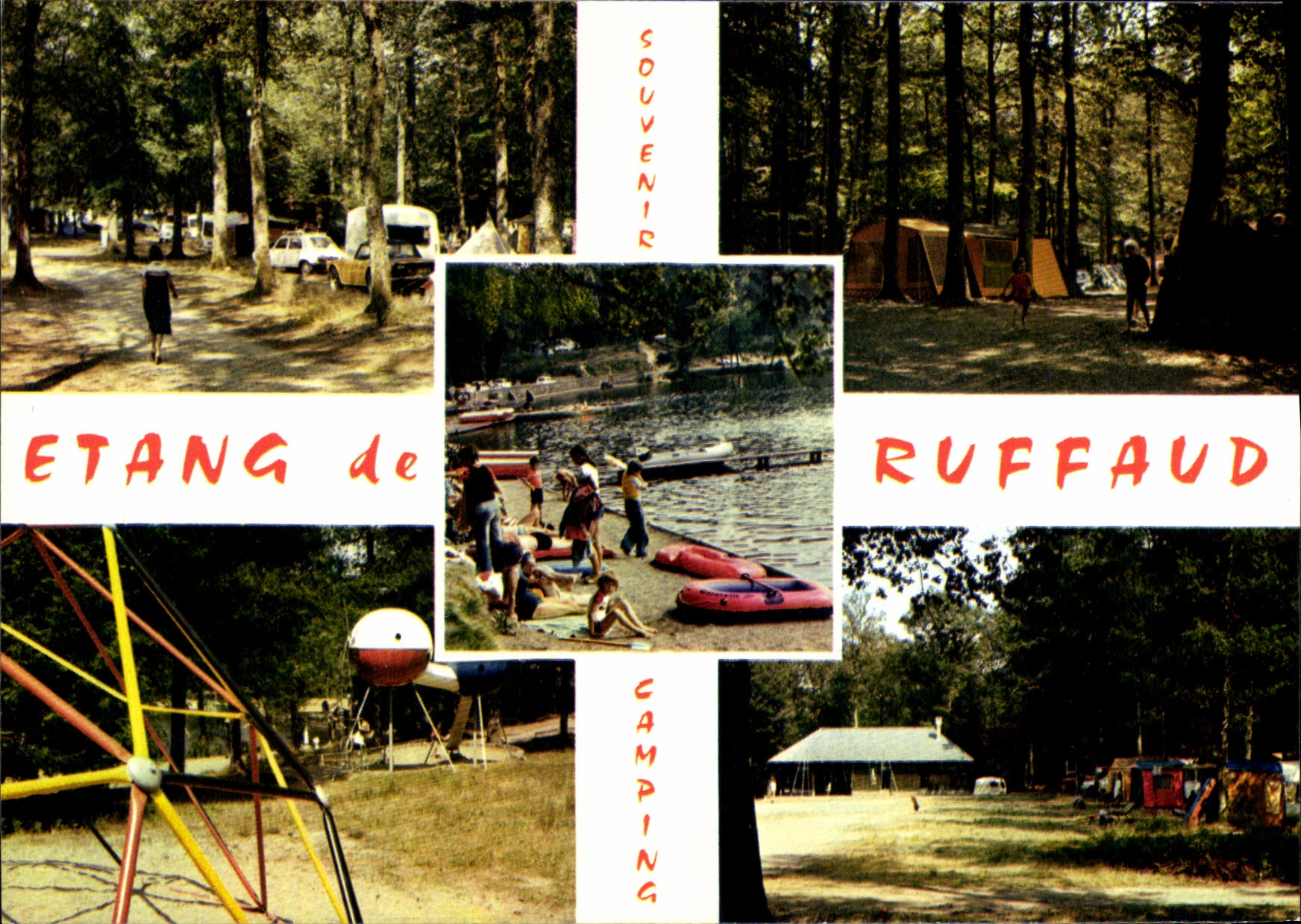 Etang de Ruffaud — Camping — Souvenir — Mexichrome, n°19/443