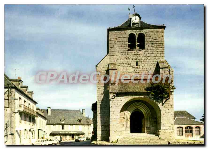 CPSM Saint Privat Eglise