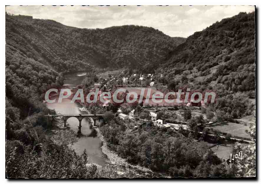 CPSM Spontour Vue Generale Et La Dordogne