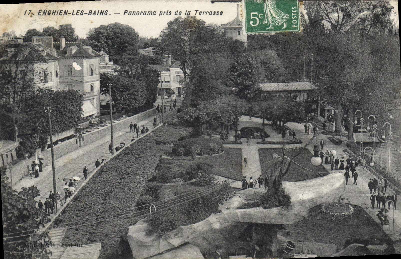 CPA Enghien Les Bains Panorama Pris De La Terrasse