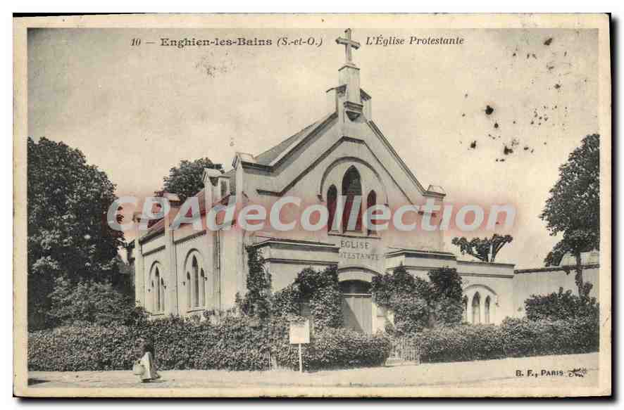 Enghien-les-Bains (S.-et-O.) — L'Église Protestante — B. F., Paris