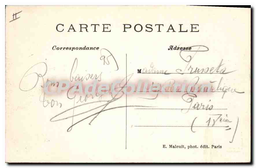 Enghien-les-Bains — La Nouvelle Jetée — E. M. — Rückseite
