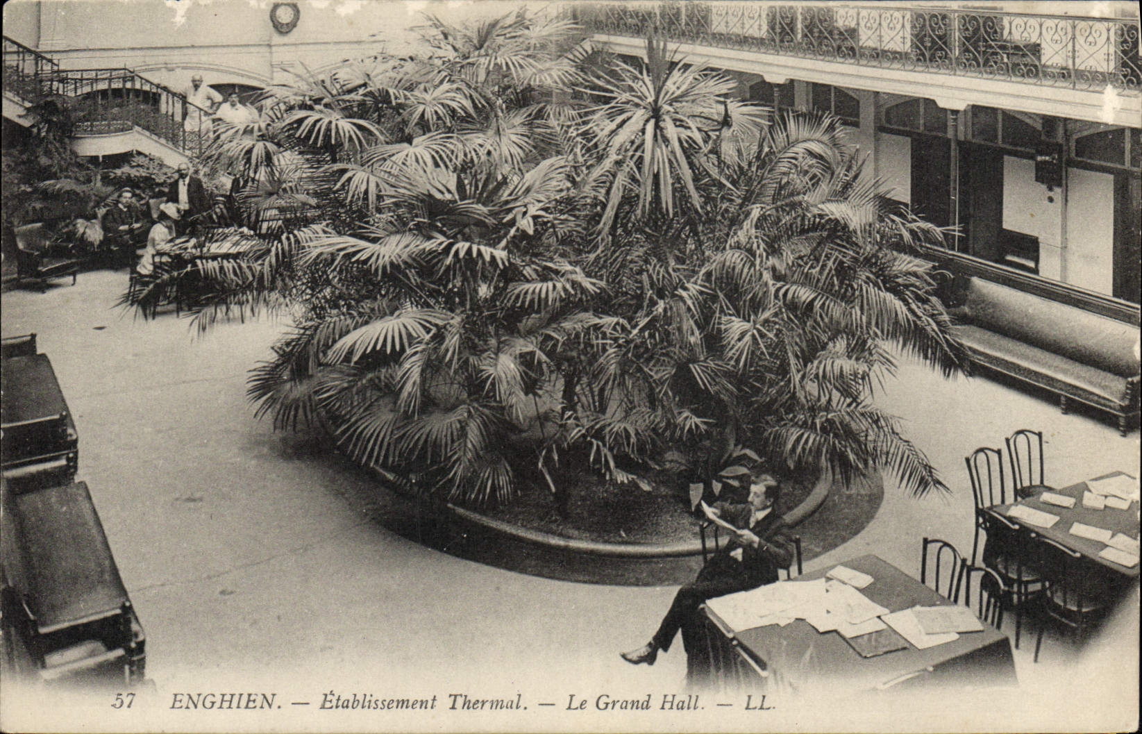 Enghien — Établissement Thermal — Le Grand Hall — LL