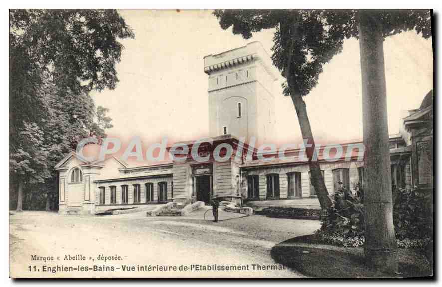 Enghien-les-Bains — Vista interna dell'istituto termale — Marchio « Abeille », depositato, n°11