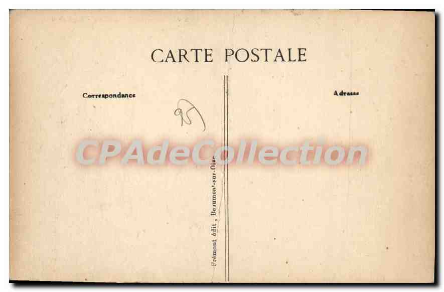 Isle-Adam — La Faisanderie — Lado Sur — Reverso