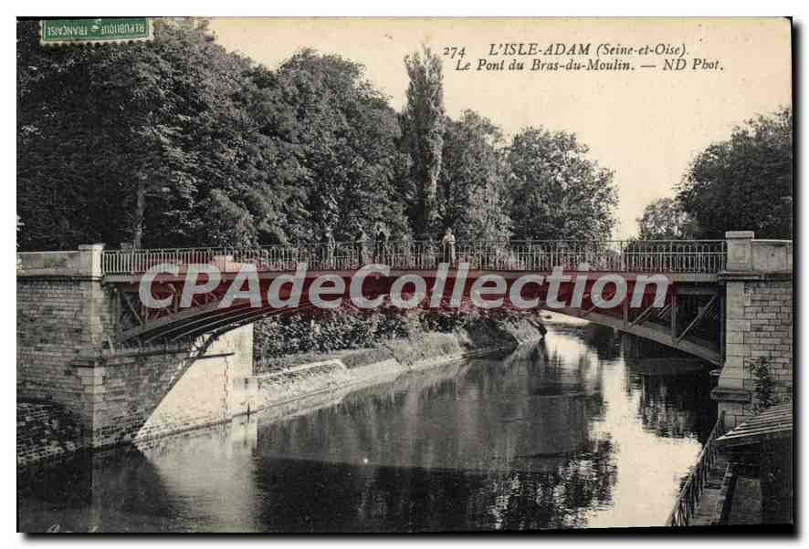 CPA Ilse Adam Le Pont Du Bras Du Moulin
