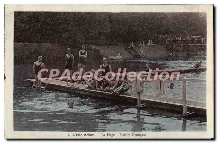 L'Isle-Adam — La Plage — Plaisirs Nautiques — Henri Batains & Cie, Toulouse