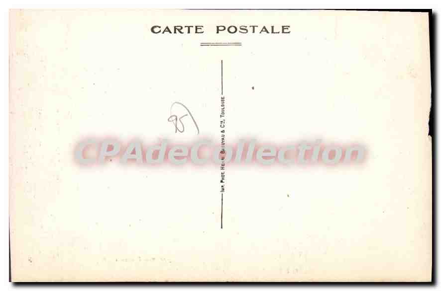 L'Isle-Adam — La Plage et ses Cabines — Heil & Bouyau & Cie, Toulouse — Rückseite