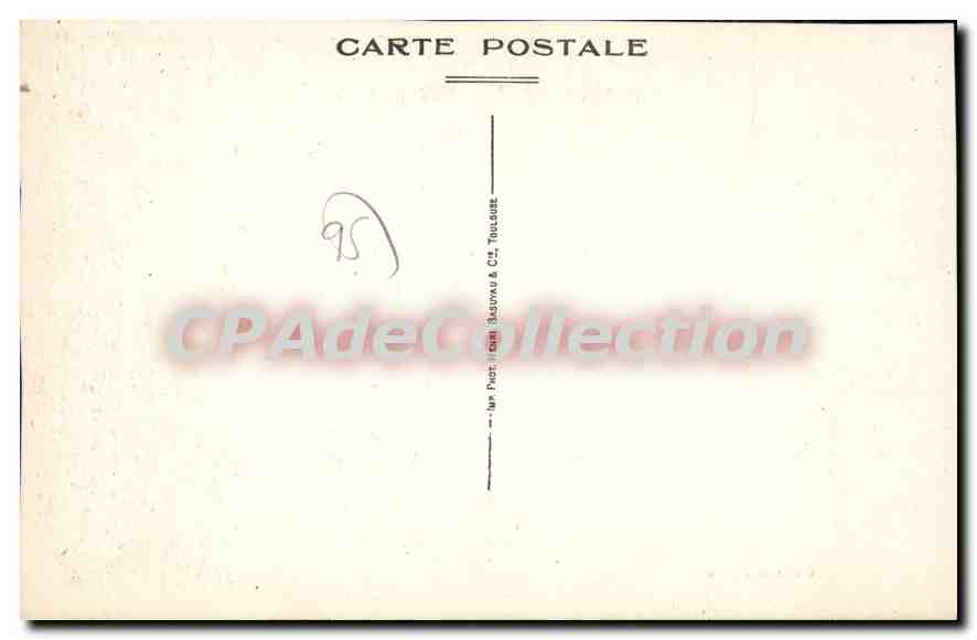 L'Isle-Adam — Un bras de l'Oise et le Pont du Cabouillet — Édit. Briard, libraire — Verso