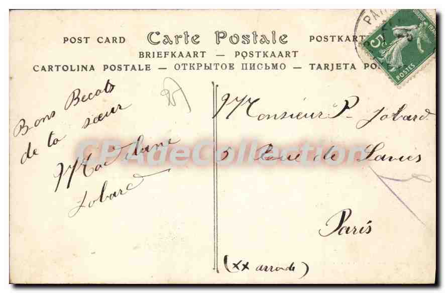 L'Isle-Adam (Seine-et-Oise) — Vista sull'Oise e sul Castello — N.D. l'hol. — N° 277 — Verso