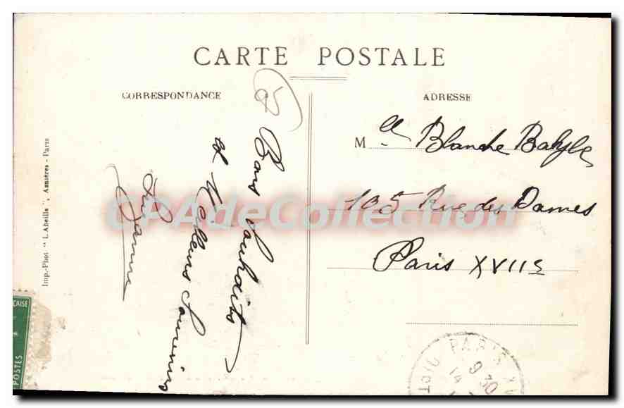 CPA Pontoise Le Cure celle qui a le plus trompé son mari — Back