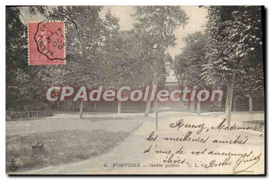 Pontoise — Jardin public — C. L. C. Busthe Gris