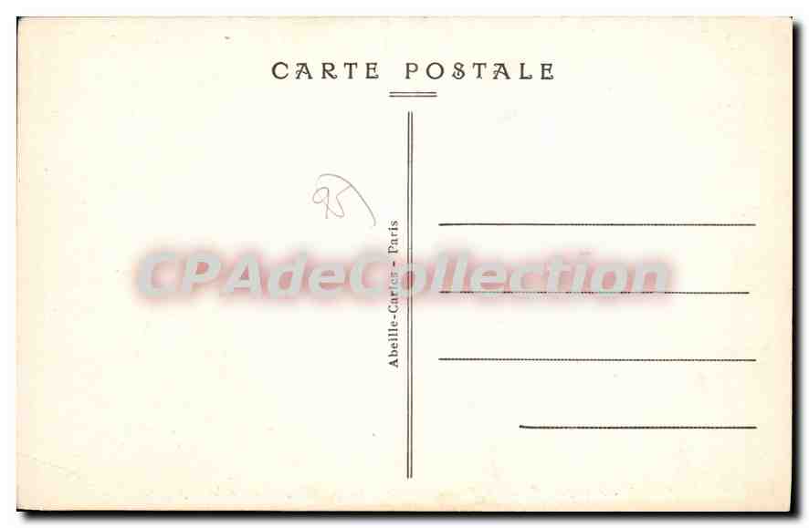 CPA Pontoise Le Pont Et Les Moulins En 1833 — Back