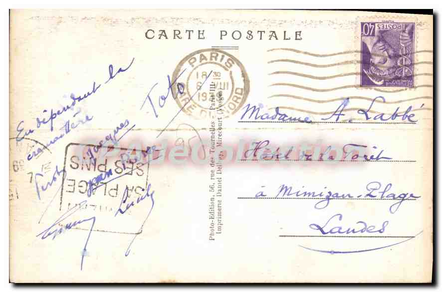 St-LEU-la-FORÊT (S-et O) — 'Les Tamaris', 16, rue de Boissy — Reverso